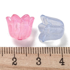 Светящиеся акриловые бусины&nbsp;X-OACR-E041-15