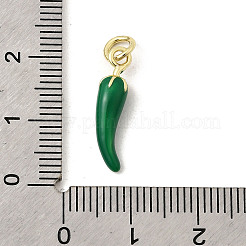 Латунь эмаль подвески&nbsp;KK-K302-24G-01