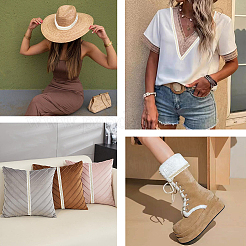 Плетеная кружевная лента из полиэстера OCOR-CY0001-89D