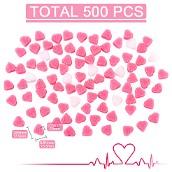 500шт пенопластовые шарики в форме сердца&nbsp;AJEW-SC0031-53