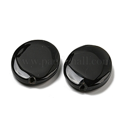 Бусины из натурального черного оникса (окрашенные и с подогревом)&nbsp;G-B070-15