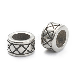 Европейские бусины из нержавеющей стали 304 STAS-J037-11AS