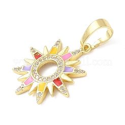 Латунные микро проложить кубического циркония подвески&nbsp;KK-D357-45G