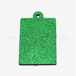 Вертикальный дизайн прямоугольник фетр блеск фоторамка карта&nbsp;HJEW-WH0036-11B