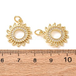Messing micro pave klare zirkonia anhänger&nbsp;CU-CBA2907-04B-G