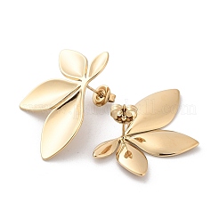 Серьги-гвоздики из нержавеющей стали 304&nbsp;X-EJEW-H115-04G