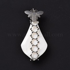 Натуральный белый оболочки подвески&nbsp;SSHEL-C009-01P