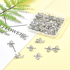 60шт 4 стиля подвески из цинкового сплава в тибетском стиле&nbsp;TIBEP-FS0001-35