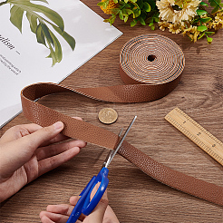 2.5 м двусторонний шнур из искусственной кожи с рисунком личи LC-WH0006-08A