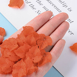 Осенняя тема прозрачные матовые акриловые подвески&nbsp;PAF002Y-19