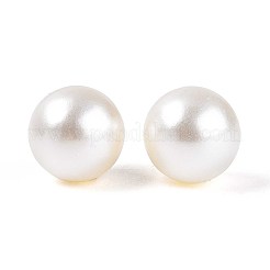 Perles acryliques en imitation perle ABS&nbsp;OACR-S011-10mm-01