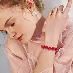 100шт 2 стиля окрашенные распылением бусины из натурального дерева WOOD-SC0002-13