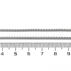 1.5 мм стойка покрытие латунные цепочки ожерелья для женщин мужчин MAK-L044-21P