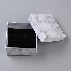 Картонные коробки ювелирных изделий&nbsp;LS-CBOX-WH0003-08D