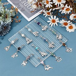 12 шт. подвеска в виде созвездия из натуральных и синтетических драгоценных камней и сплава&nbsp;HJEW-GO00240