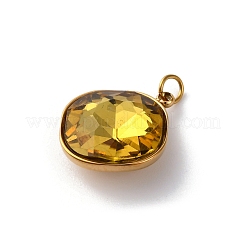 Подвески из граненого стекла из нержавеющей стали 316 STAS-K258-47G-04