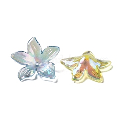 UV-beschichtete transparente Perlenkappen aus Acryl&nbsp;MACR-K356-15B