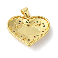 Стойки обшивки латунь микро проложить Циркон подвеску&nbsp;KK-F854-07G