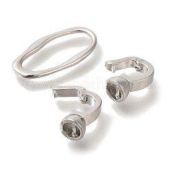 Латунь раз по сравнению с застежками KK-K389-010P