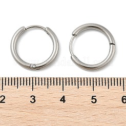 Boucles d'oreilles créoles en acier inoxydable 304 résistant au ternissement&nbsp;EJEW-P177-P-08