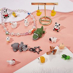 Подвески из непрозрачной смолы в стиле 30 шт. RESI-SZ0001-62