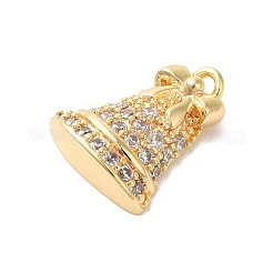 Adornos de latón micropavé de circonia cúbica&nbsp;KK-P278-09G