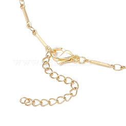 Изготовление ожерелий из плоской цепочки из нержавеющей стали 304&nbsp;AJEW-JB01349-01