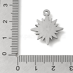 Pendentifs en acier inoxydable 304 anti-ternissement&nbsp;STAS-Z092-01AS--08