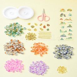 Набор для изготовления браслета из бисера своими руками в технике лэмпворк DIY-FZC0001-01D