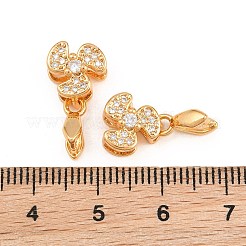 Shegrace Messing-Mikropavé-Eispickel-KlemmKlauen mit Zirkonia&nbsp;XGRQ5K291-828G