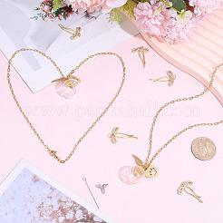 2 collier pendentif en acier inoxydable 304&nbsp;NJEW-DR00036
