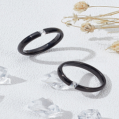 2 шт. кольца из нержавеющей стали 304 для женщин&nbsp;RJEW-LP0001-32