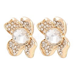 Pendientes de aleación de rhinestone para mujer&nbsp;AL-CBA6127-02G