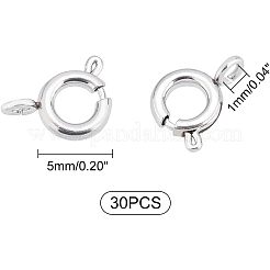 30 шт. пружинные кольцевые застежки из нержавеющей стали 304 STAS-UN0028-99