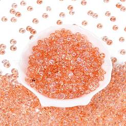 Perline di vetro di colori trasparenti&nbsp;SEED-Q042-01A-A04