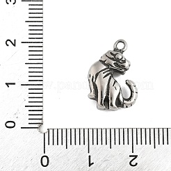 Anhänger im tibetischen Stil aus 304 Edelstahl&nbsp;STAS-S185-10AS-A