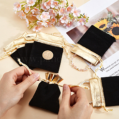 Прямоугольные бархатные мешочки для бижутерии TP-BBC0001-09A-03