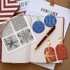 Коврик с текстурой силиконовой глины&nbsp;AJEW-WH0447-041