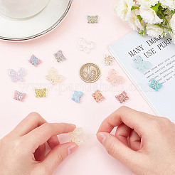 15стиль покрытия прозрачные акриловые бусины OACR-AR0001-19