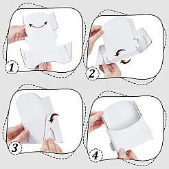 Présentoir à brochures en carton ondulé&nbsp;AJEW-WH0077-214