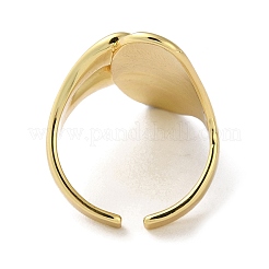Стойка покрытие латунь открытые манжеты кольца RJEW-K249-10G