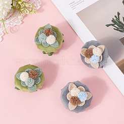 4 шт. двухцветный чехол для дверной ручки из хлопка&nbsp;DIY-GF0011-48