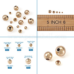 Латунь круглый шарики прокладки&nbsp;KK-CD0001-08G-NR