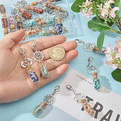 7 чакра натуральный красный авантюрин HJEW-FH00148