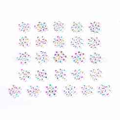 アルファベットアクリルビーズ  水平穴  フラットラウンド  ミックスカラー  a～zの文字  7x3.5~4mm  穴：1.2mm  約20pcs /文字  26文字  520個/セット。&nbsp;OACR-X0006-16