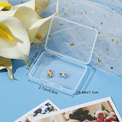 2 шт. 2 цвета 925 серебряных застежки-карабины с двойным открытием FIND-SC0003-52