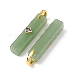 Pendenti avventurina verde naturale&nbsp;GG-CBA51ED-01G-02