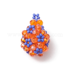 3 шт. подвески из стеклянного бисера ручной работы&nbsp;PALLOY-MZ00422