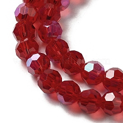 Гальванизируйте прозрачное стекло бисер нитей EGLA-A035-T4mm-L07