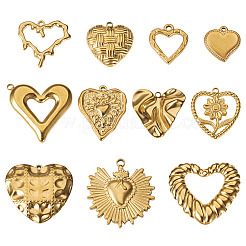 11 шт. 11 стиля подвески из нержавеющей стали 304&nbsp;STAS-TA0003-31